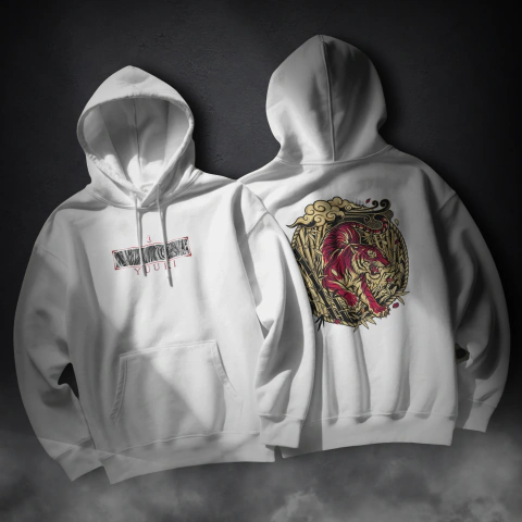 Moletom Canguru Tora: Strength - Estampa Frente e Costas - comprar online