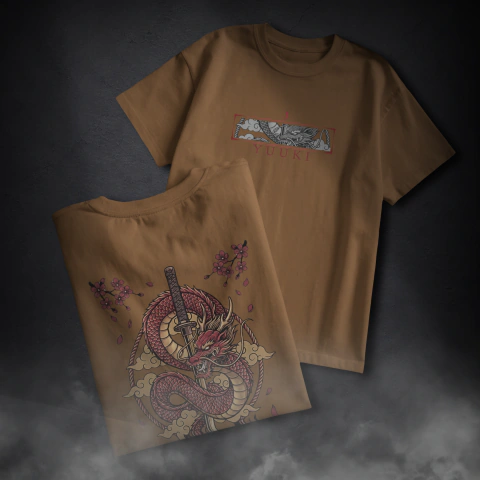 Imagem do Camiseta Ryu: Ascension – Estampa Frente e Costas