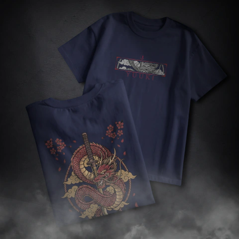 Camiseta Ryu: Ascension – Estampa Frente e Costas - Yuuki