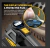 Bomba de ar portátil com fio para carro, atualizada, 12v, 150psi, elétrica, inflador de pneus, motocicleta, bola, luz led, compressor de ar para carro - TRIBEN SHOP