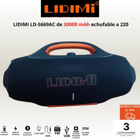 PARLANTE LIDIMI DE 200W ENCHUFABLE A 220V