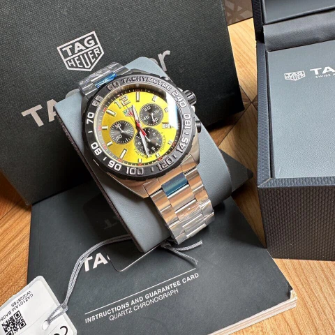 TAG Heuer Formula 1 Cronógrafo Mostrador Amarelo