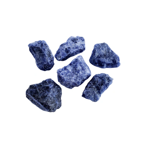 Sodalita Bruta Furada 180g a 250g- Pct 1Kg