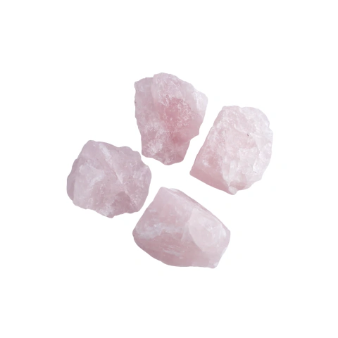 Quartzo Rosa Bruto Furada 30g a 60g- Pct 1Kg