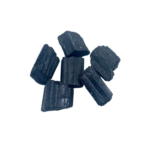 Turmalina Preta Bruta Furada 180g a 250g- Pct 1Kg