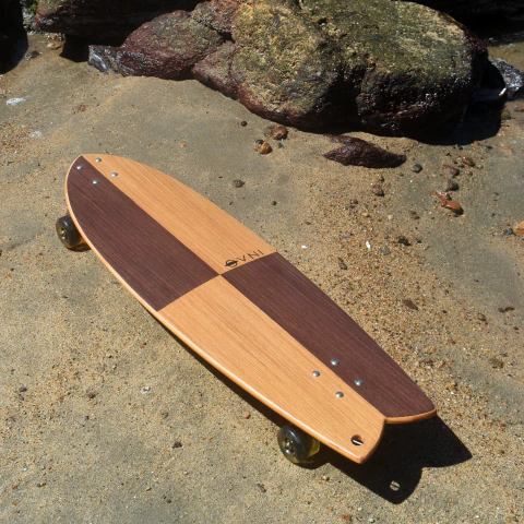 Surfskate OVNI - WOODS - Fishboard 3 Model / Vitrine