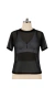 Blusa de tulle com manga - loja online