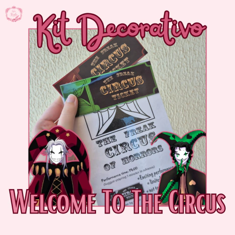 Kit Decorativo - Welcome To The Circus (The Freak Circus)