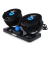 VENTILADOR AUTOMOTIVO DUPLO COM AJUSTE PARA CARRO E CAMINHÃO 24V