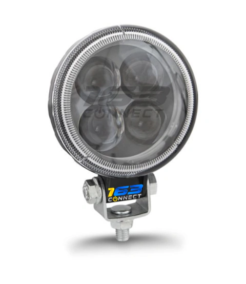 FAROL REDONDO 4 LEDS 12W UNIVERSAL BIVOLT
