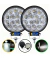 KIT PAR (2) FAROLDE LED REDONDO 42W 14 LEDS