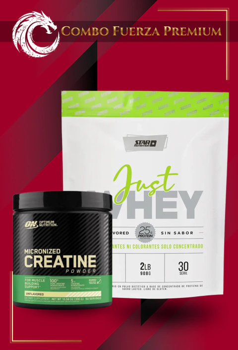 Just Whey Star + Creatina Optimum 300g