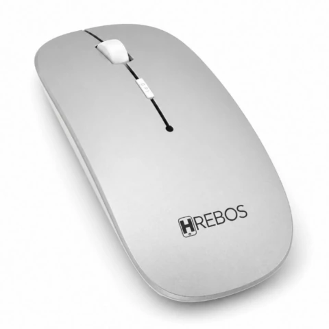 Mouse sem fio Bluethoot IF-760 Hrebos · Prata