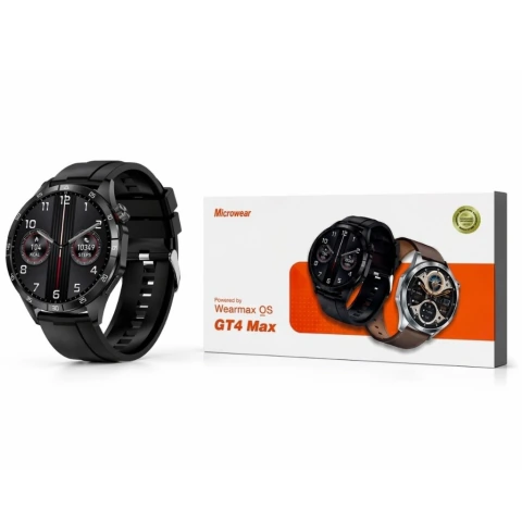 Relógio Smartwatch GT4 MAX / MA20S Microwear · Preto