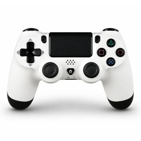 Controle Joystick Dualshok PS 4 Knup · Branco GM018