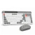 KIT Teclado & Mouse ShadowType Blueooth HREBOS IF-306