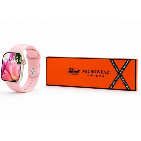 Relógio Smartwatch 41mm W11/S11 MINI Microwear · Rose Gold