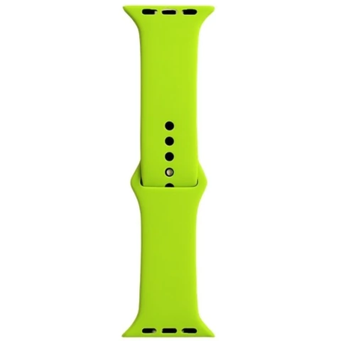 Pulseira de Silicone lisa 42/44 · Verde limão