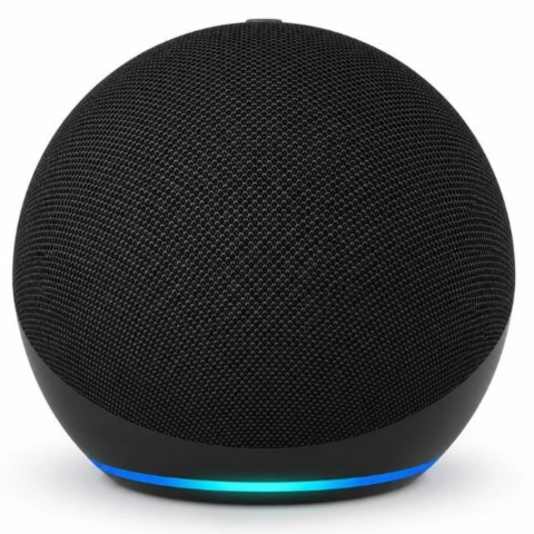 ECHO DOT 5ª GERAÇÃO AMAZON ALEXA · preto