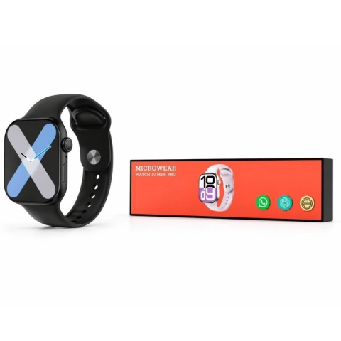 Relógio Smartwatch W10/W10T Mini Microwear · Preto