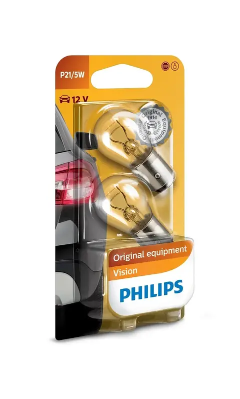 PH5545330 - Lampara Halogena P21/5W 12499 12V Blister X2unid. 12499, 7528