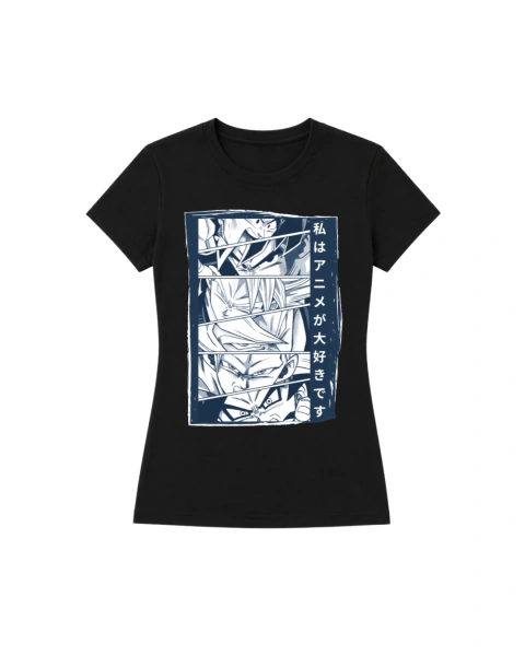 REMERA SLIM FIT (MUJER) - DRAGON BALL COMIC