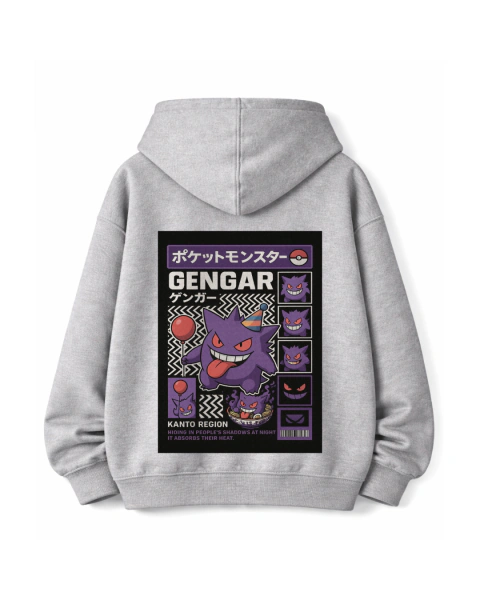 BUZO CANGURO FRIZADO OVERSIZE - GENGAR
