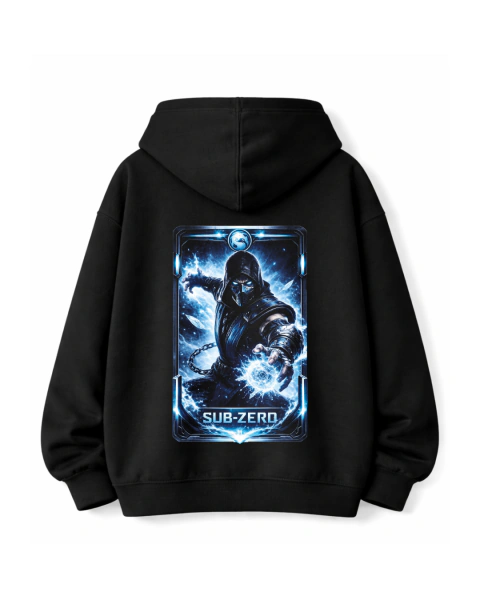 BUZO CANGURO FRIZADO OVERSIZE - SUB ZERO