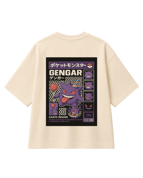 REMERA BOXY FIT - GENGAR