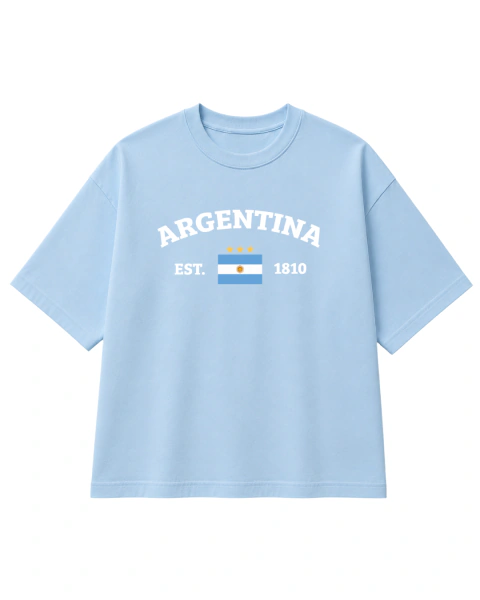 REMERA BOXY FIT - REVOLUCIÓN