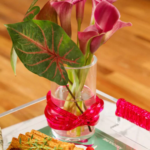 Vaso M Color Line - Rubine on internet