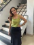 BLUSA DE ALÇAS EM LAISE VERDE na internet