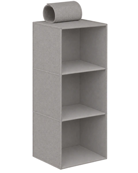 Organizador Colgante Plegable de 3 Compartimentos 30 x 30 x 60 cm
