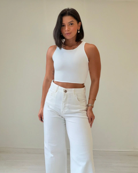 Cropped Regata Babi Branco