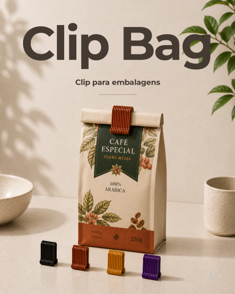 Clip Bag - Lacre para Embalagens