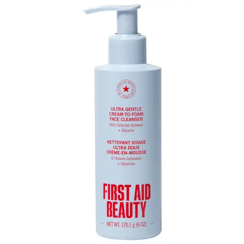 First Aid Beauty Ultra Gentle Cream-to-foam limpiador facial 170 ml