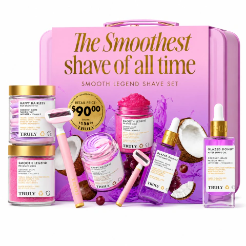 Truly The Smoothest Shave Of All Time Set 4 productos