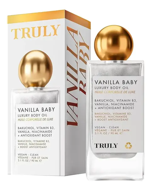 Truly Vanilla Baby aceite corporal glitter Luxury Body Oil 90 Ml