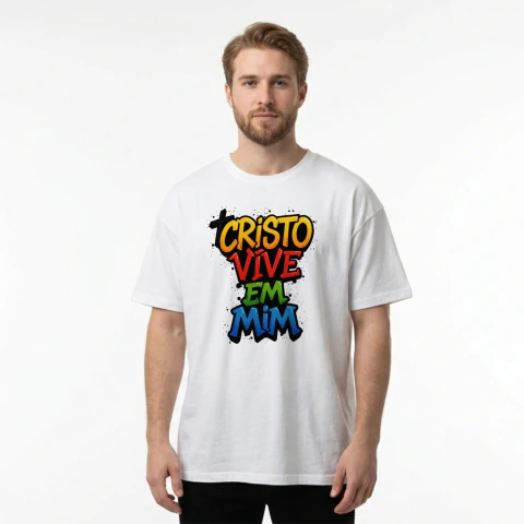 Camiseta Cristo Vive em Mim