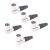 Kit 5 Conector Rean XLR Macho 3 Polos Angulado RC3MR