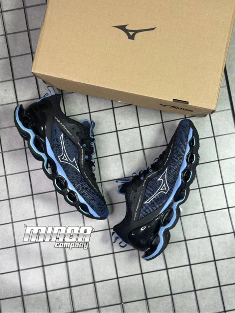 Mizuno Pro 13 Preto com Azul