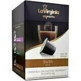 CAPSULA DE CAFE LA VIRGINIA ESPRESSO SUTIL X 10 UNIDADES.