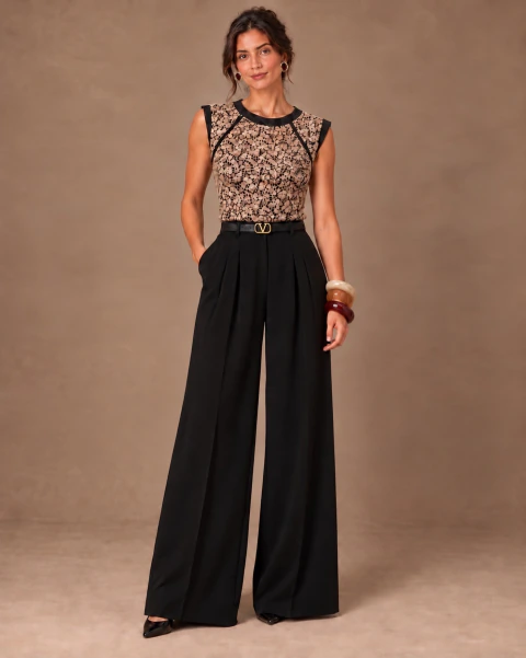 Blusa Renda Animale