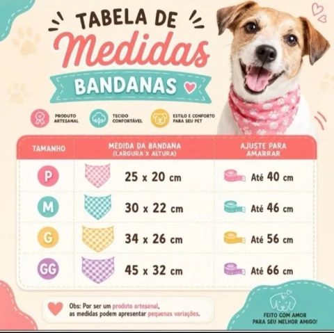 Kit 100 Bandanas Pet Atacado Cores Mistas Estampas Sortidas para Cães e Gatos Revenda Pet Shop