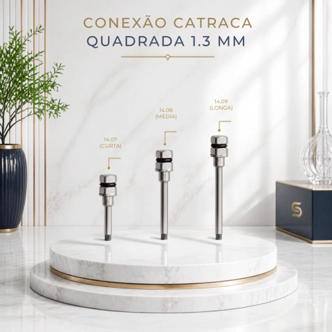 Conexão Catraca Quadrada 1.3 mm