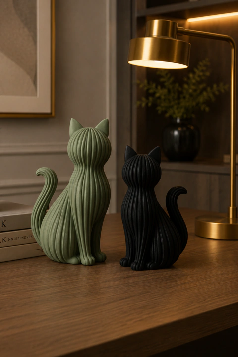Escultura Decorativa Felis