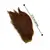 Patches Neck 30 plumas aprox. - 5 a 7 cm. largo (Cobrizo Oscuro)