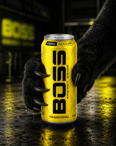 Boss Energy Drink-Zero Açúcar 473 ml
