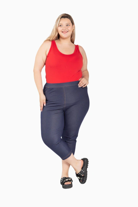 Calza Capri Simil Jean