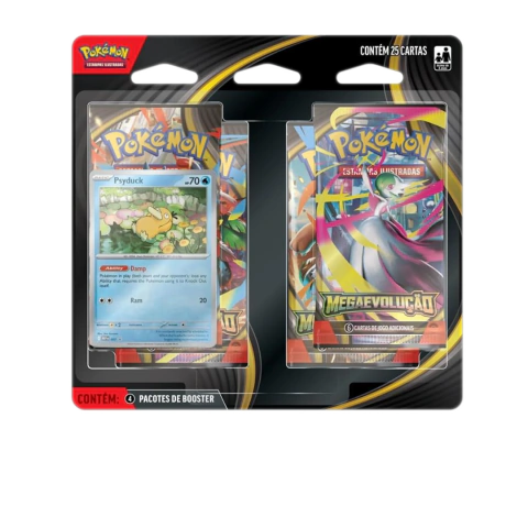Blister Quadruplo - Megaevolução - ME01 (Psyduck)